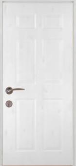 דלת סטנלי דגם רבועים גוון לבן